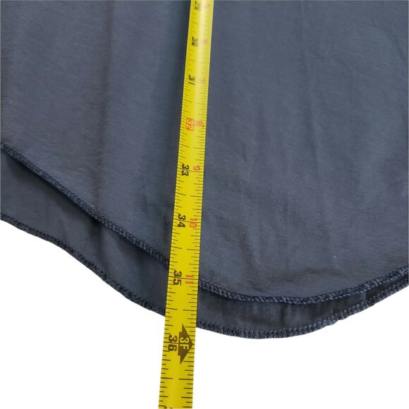 NEW!! Saga SIZE 10  Asymmetrical Lagenlook Tunic Top Blue Scarf Made in Italy - Picture 7 of 10